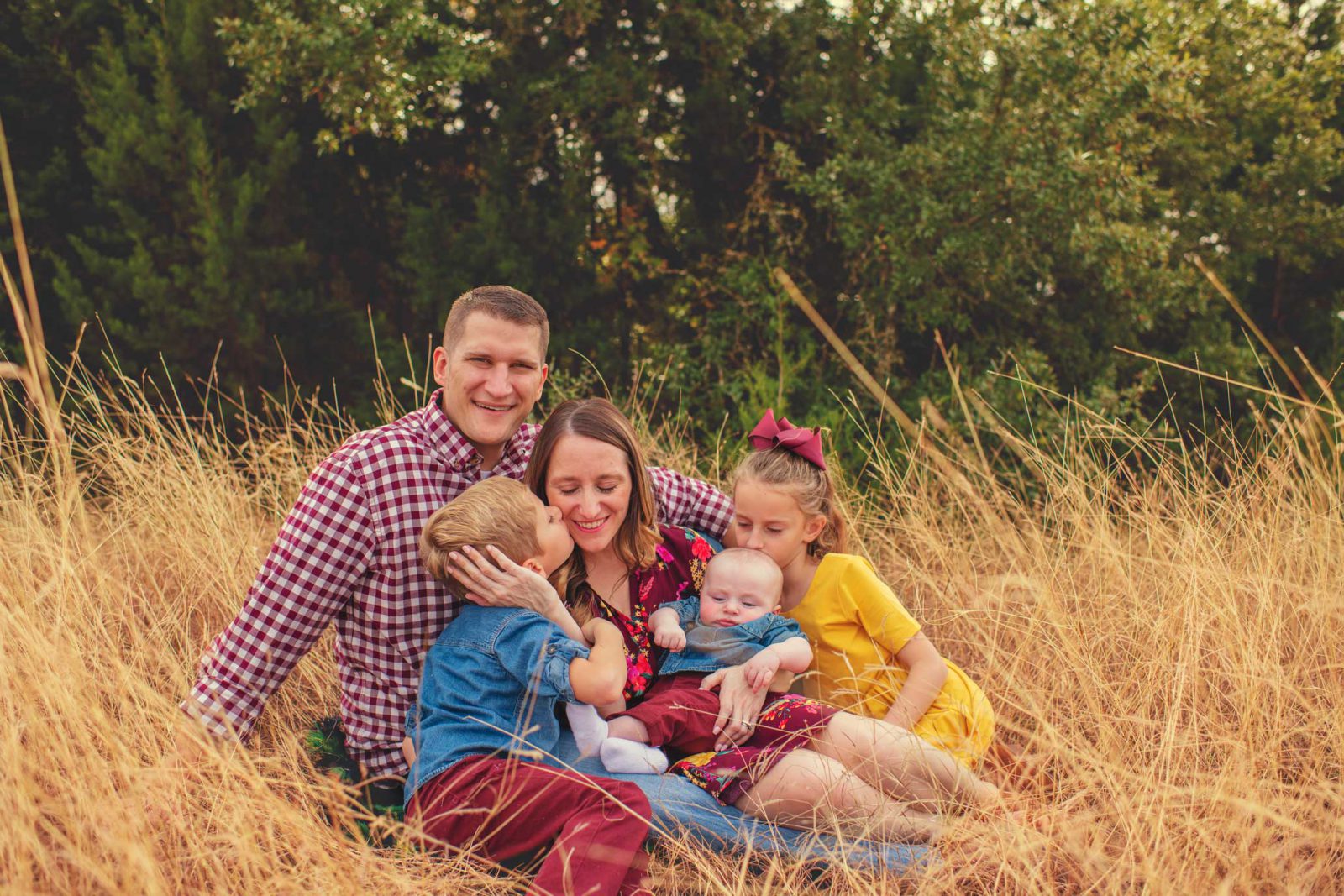Emerson family session in Waco